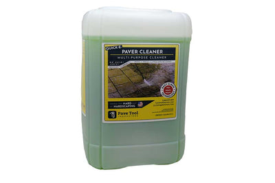 quick-e-paver cleaner, 5gallons, 5gal, clean pavers, patio, walkway, dirt, grime, easy