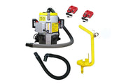 VMB Machine Package, Vac Max Battery Backpack, 2 Milwaukee Batteries / 2 Charge Stations, Vac Mount, 4' Vacuum Hose, 5' Vacuum Hose, Vac Max Relief Valve