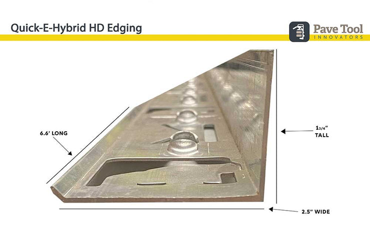 Hybrid Edging Dimensions 