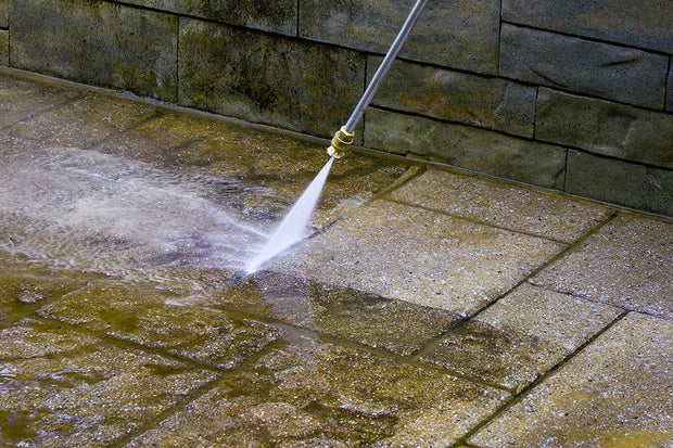 quick-e-paver cleaner, 1gallon, 1gal, clean pavers, patio, walkway, dirt, grime, wash, power wash