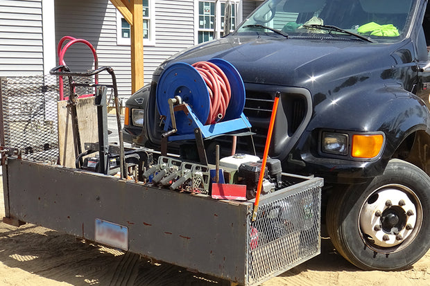 Quick-E-Plow Mount Organizer on the Bahler Brothers Truck.