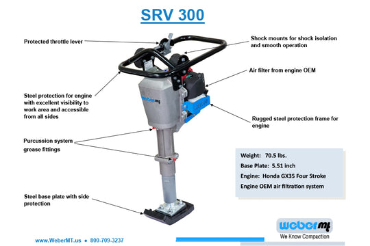 Weber SRV 300-II Rammer