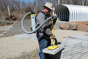 T-Handle Mac Vax System for picking porous and non porous pavers - the backpack option
